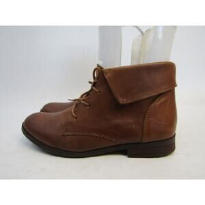 Steve Madden Brown Fold-Over Heeled Boots